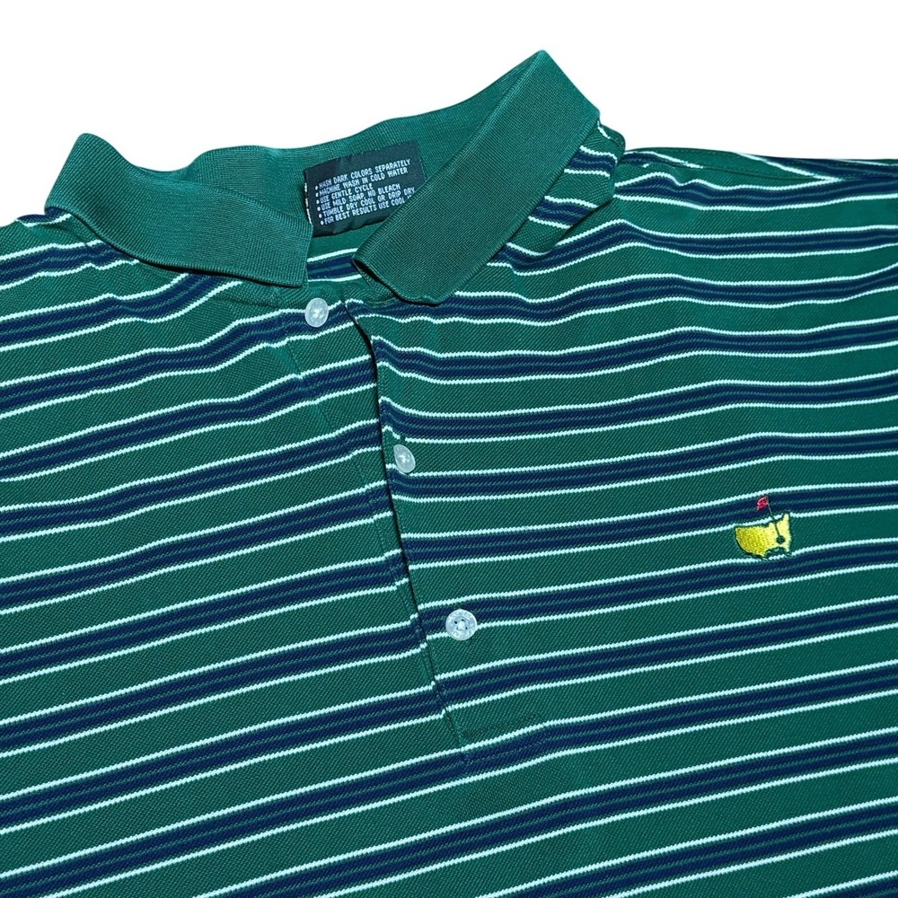 Masters Collection Striped Polo Shirt Men's XXL Golf